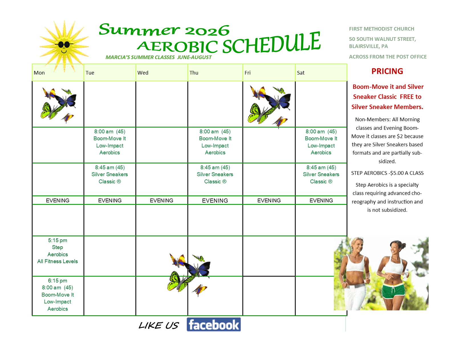 Classes at First Methodist Church Blairsville